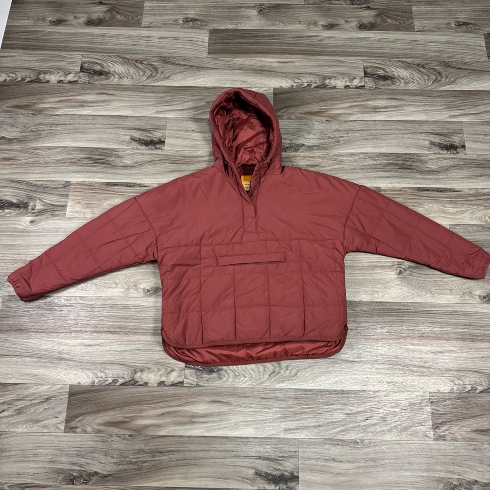Timberland Women's Lightweight Insulated Quilted Anorak Pullover Jacket Size XS